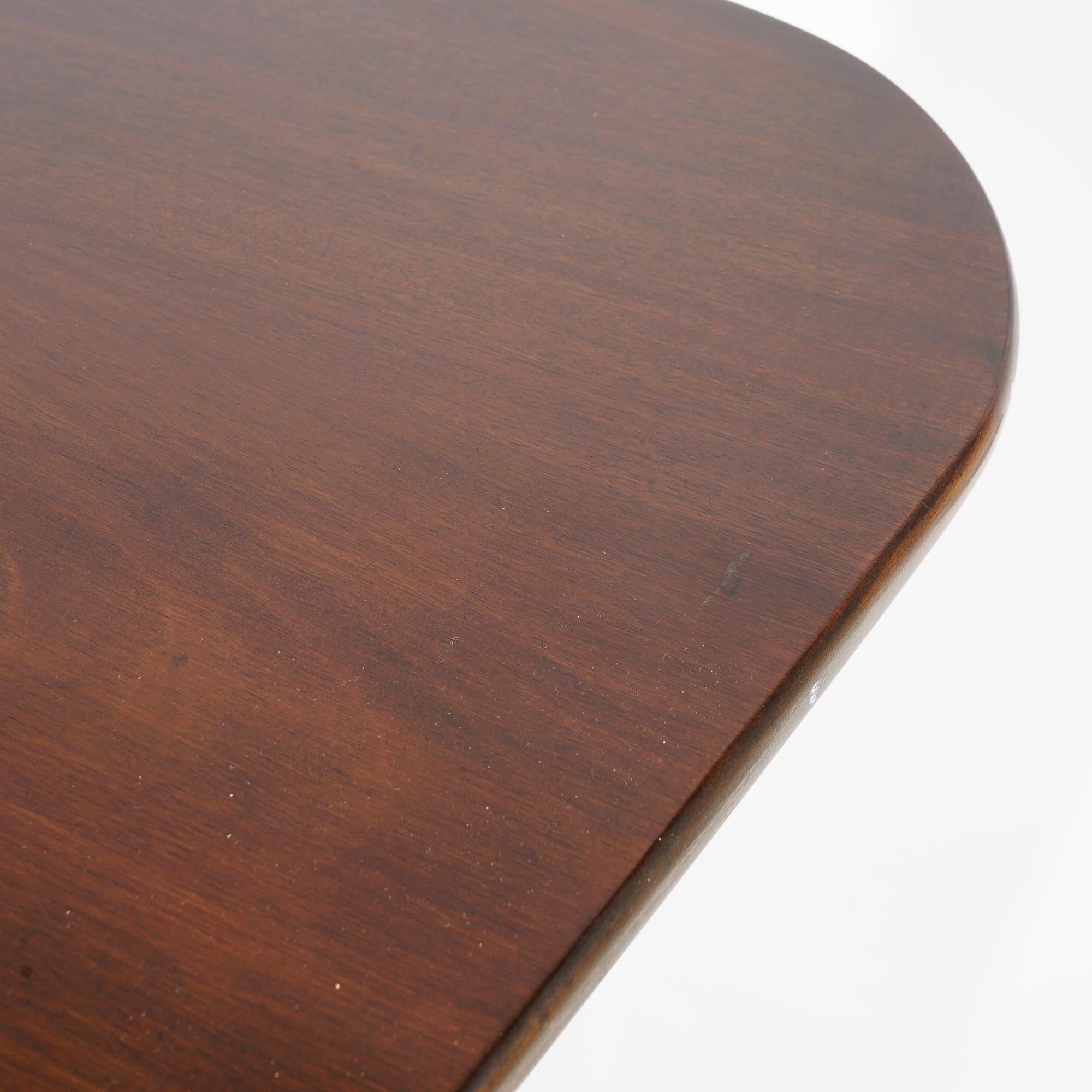 Henkel Harris Chippendale Double Pedestal Mahogany Extension Dining Table 20th C 4