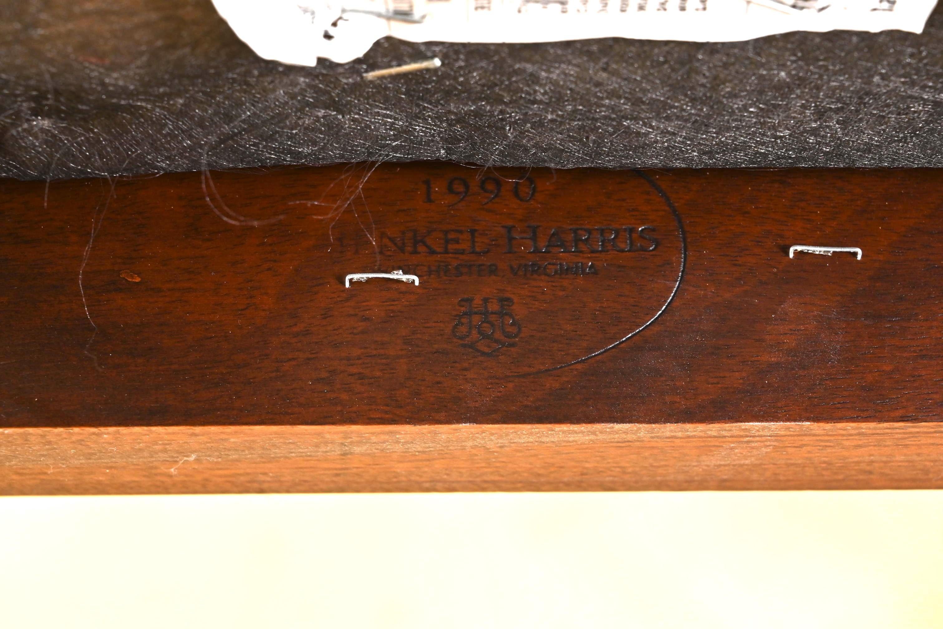 Henkel Harris Georgianische geschnitzte Mahagoni-Esszimmerstühle, achter-Set 8