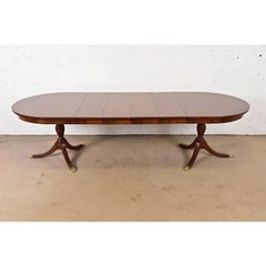 Henkel Harris Georgian Mahogany Extension Dining Table, Newly Refinished