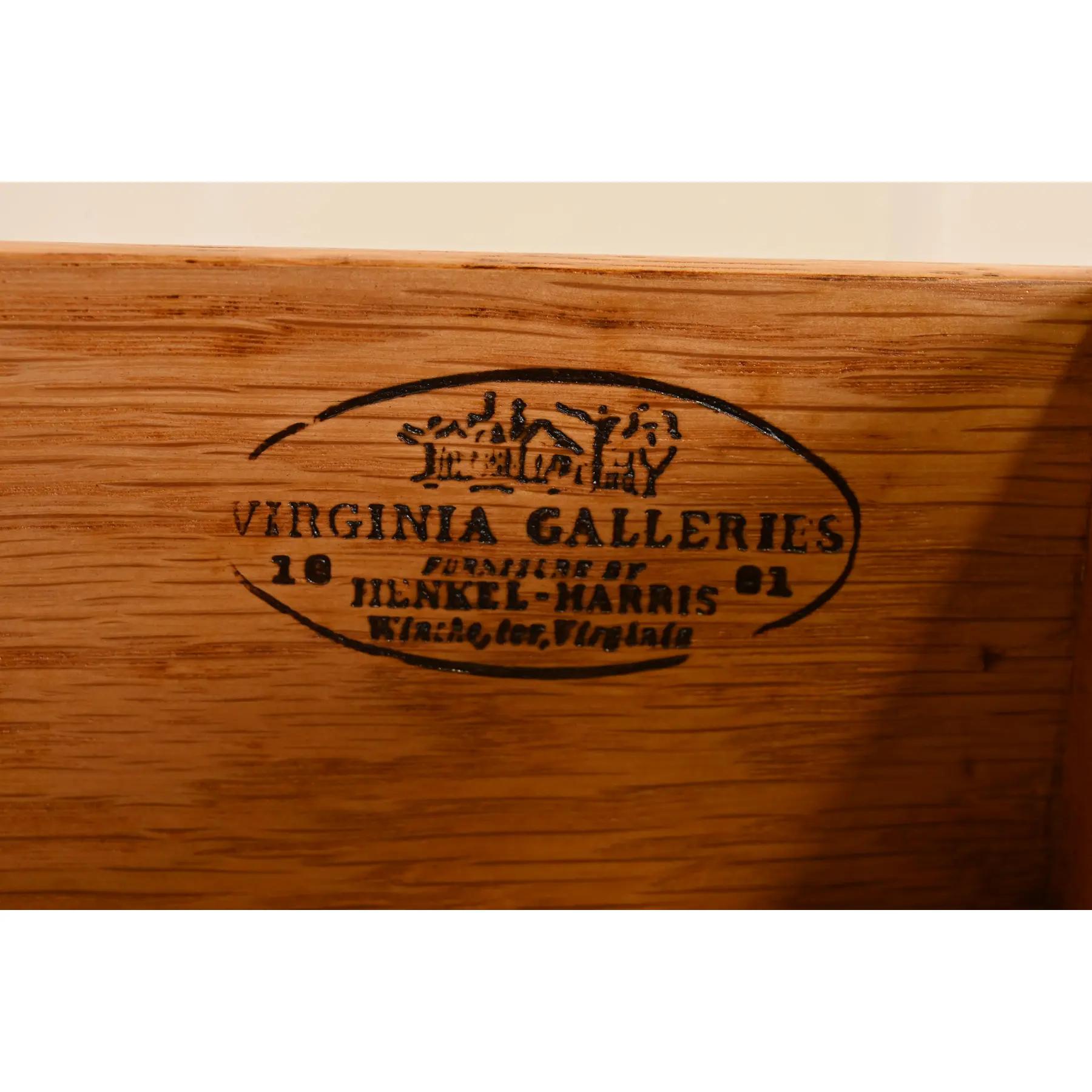 Henkel Harris Cómoda Georgiana de diez cajones de madera maciza de cerezo, recién acabada en venta 2