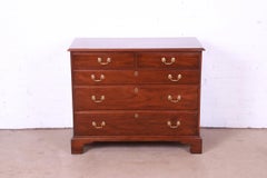 Commode en acajou massif de style géorgien Henkel Harris, 1969