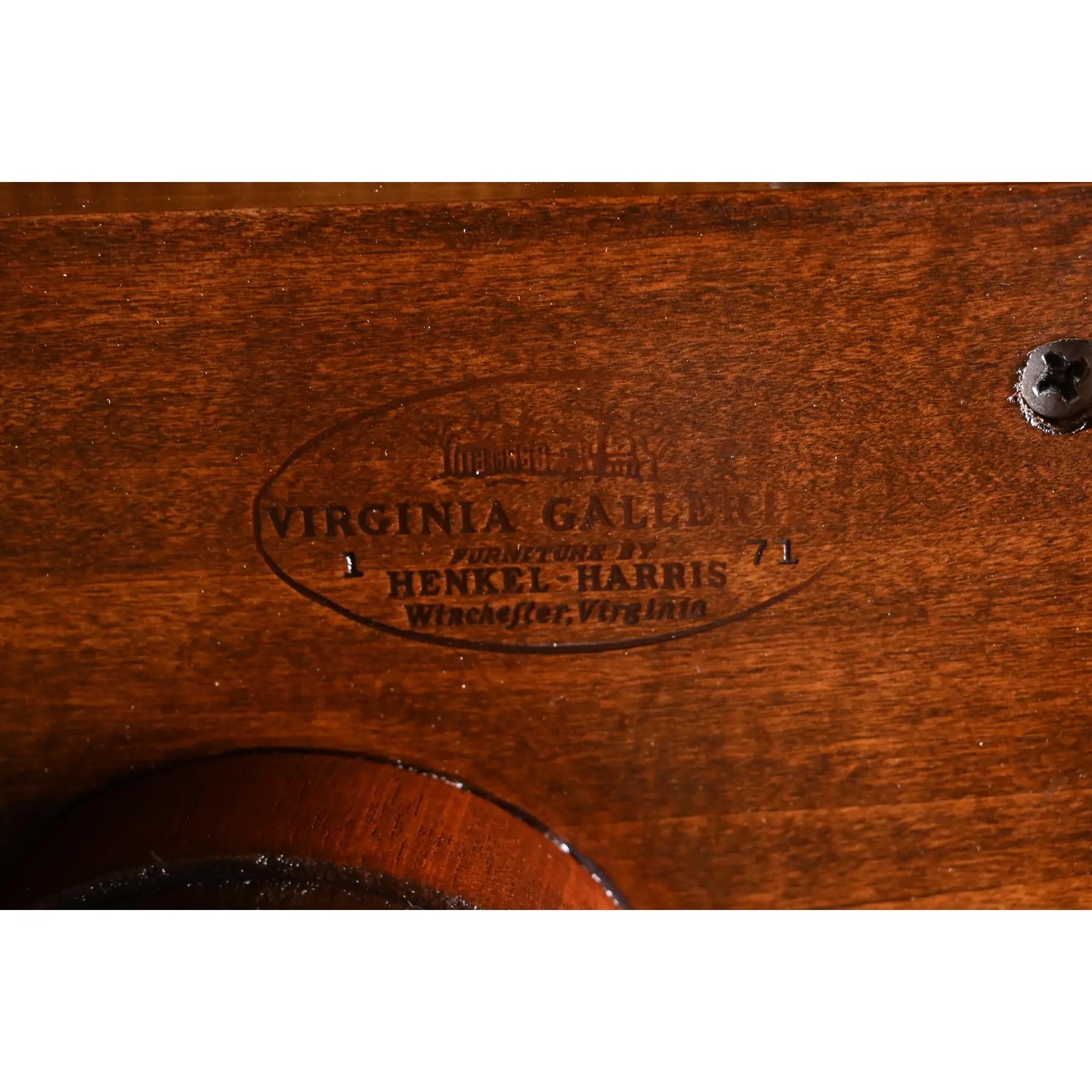 Henkel Harris Georgian Solid Cherry Extension Dining Table, Newly Refinished For Sale 7