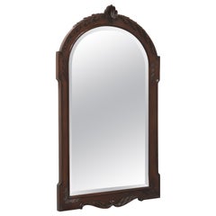 HENKEL HARRIS H-30 29 Carved Mahogany Traditional Large Beveled Wall Mirror - B