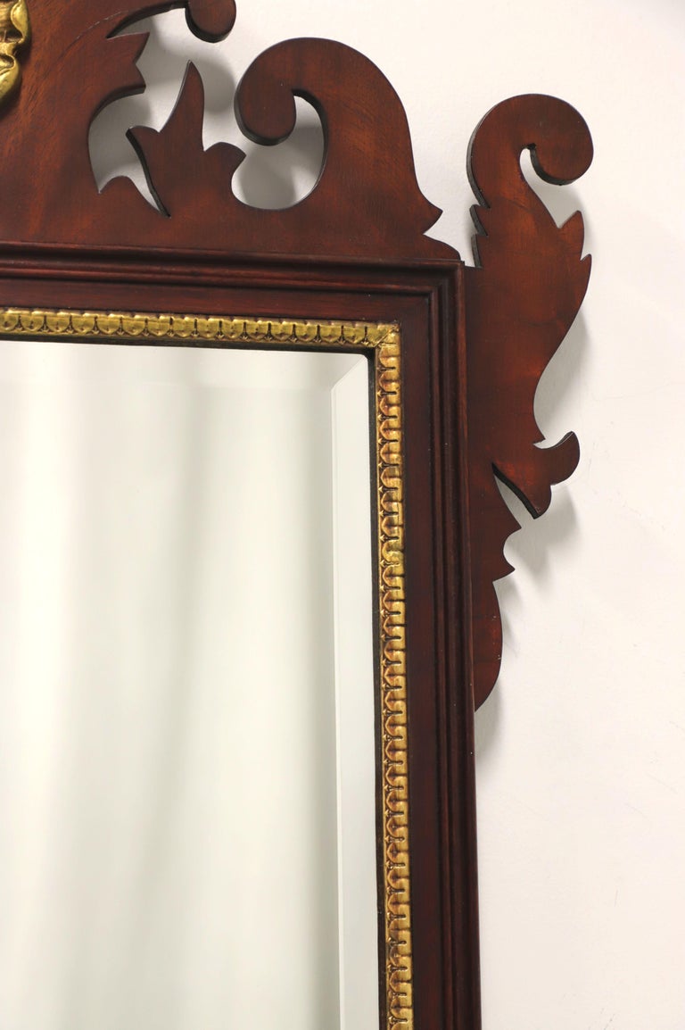 20th Century HENKEL HARRIS H-5 Mahogany Chippendale Mirror For Sale