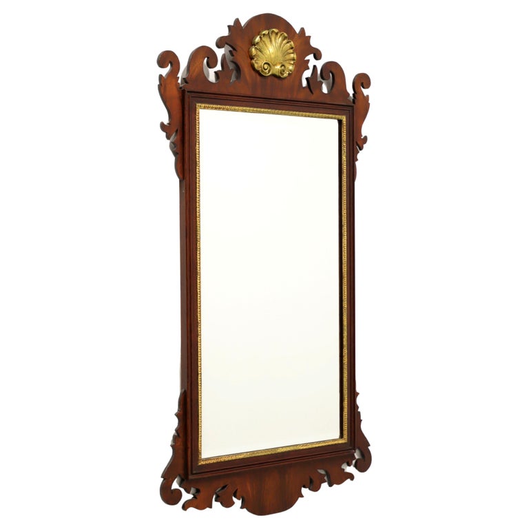HENKEL HARRIS H-5 Mahogany Chippendale Mirror For Sale