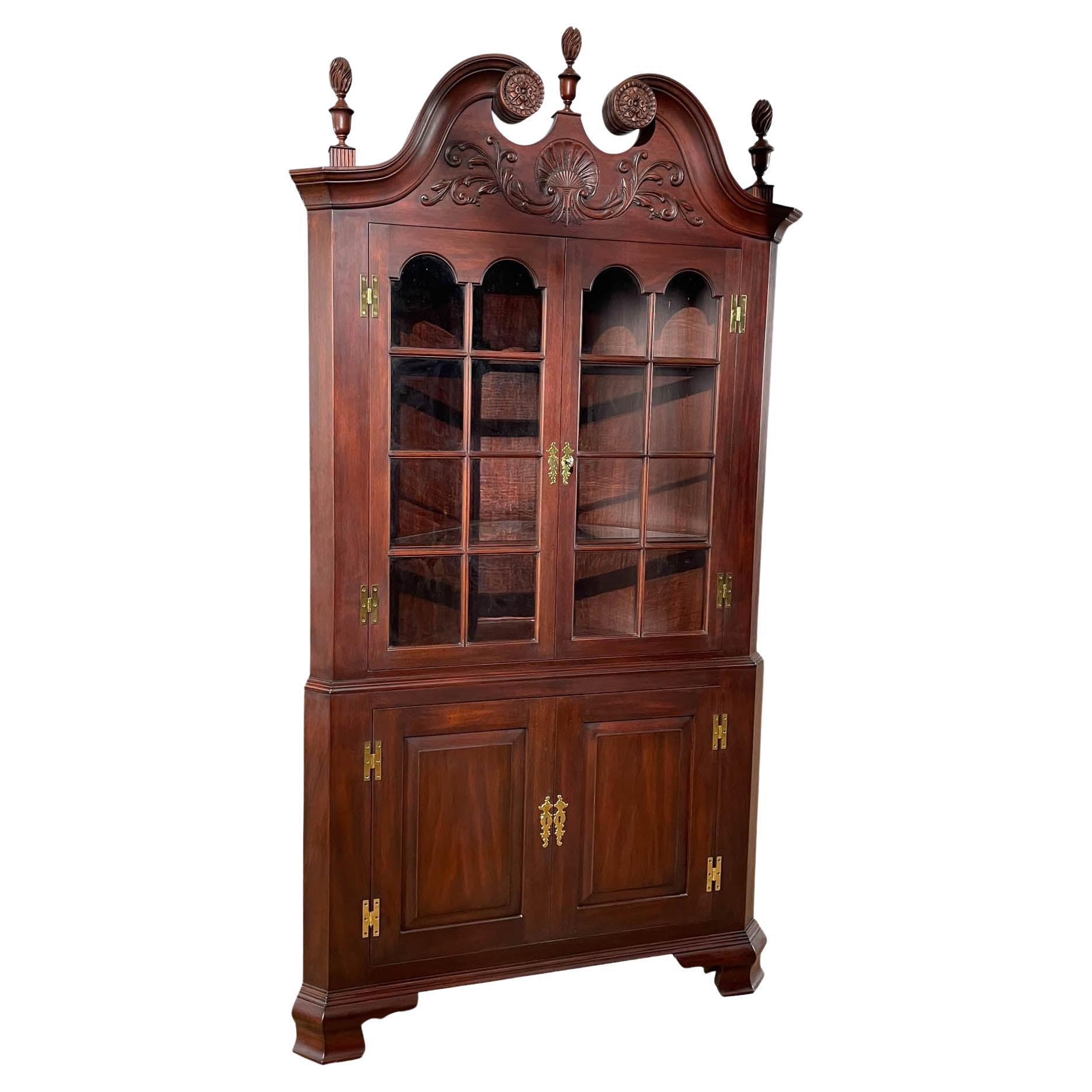 What is a corner cabinet that spins called?
