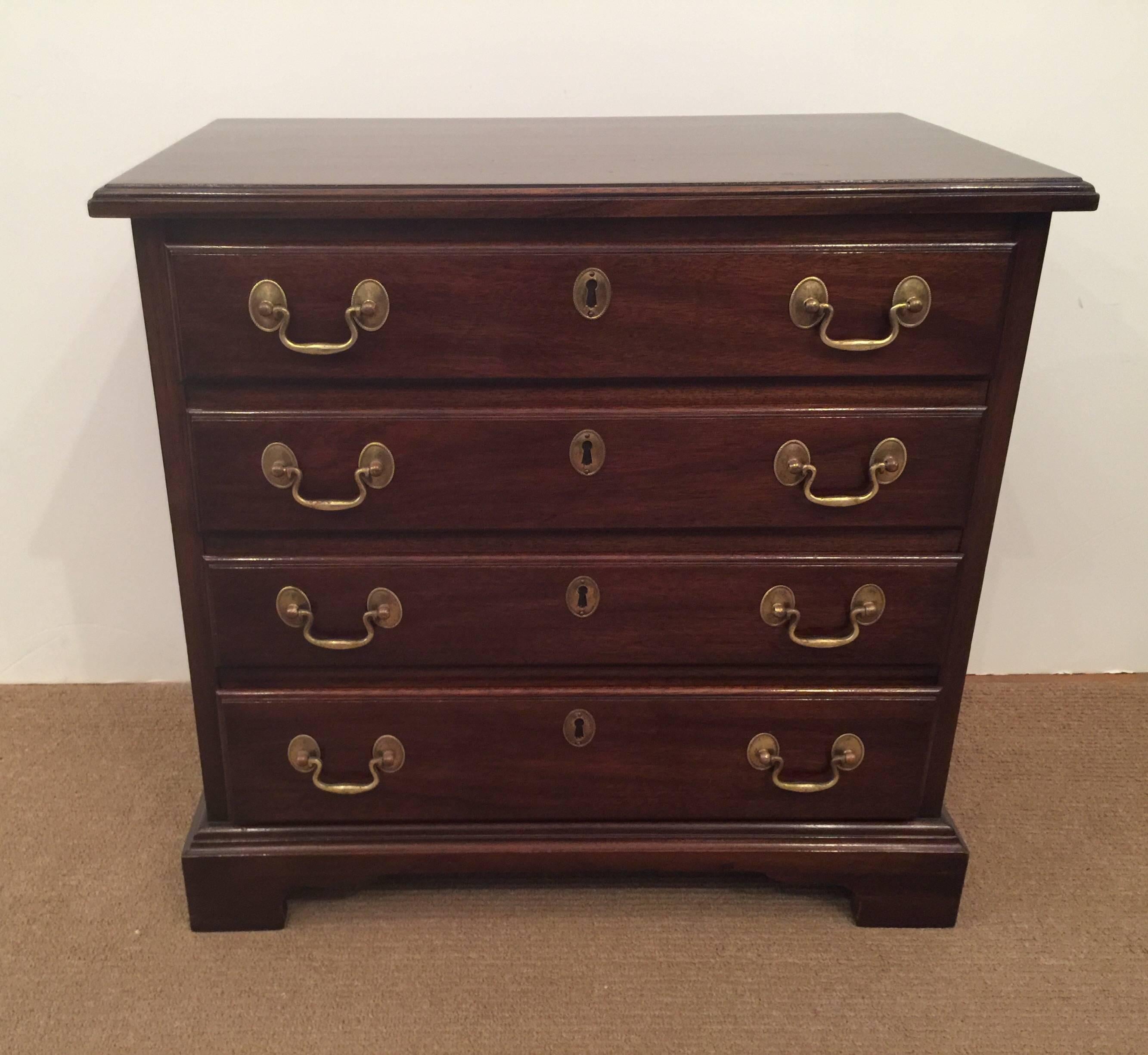 North American Henkel-Harris Mahogany Diminutive Chest