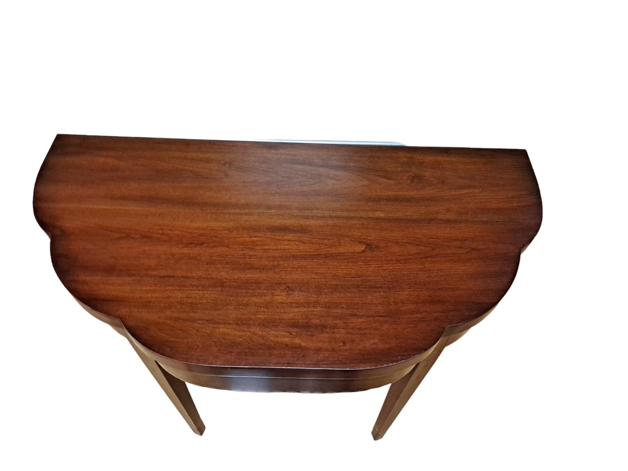 Henkel-Harris Mahogany Flip-Top Games Table 10