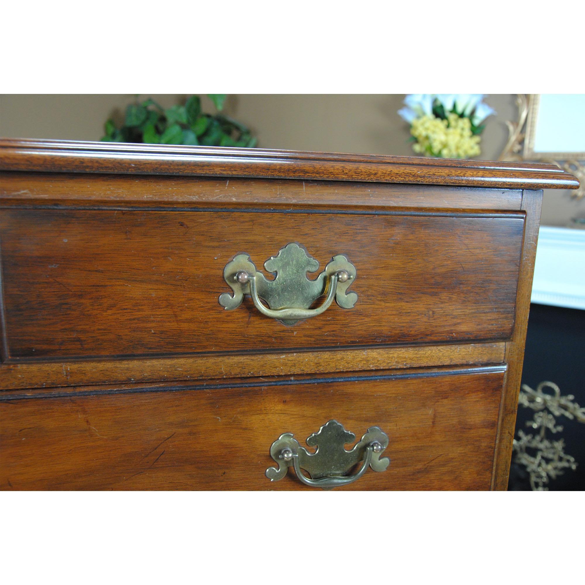 Chippendale Henkel Harris Mahogany High Chest For Sale
