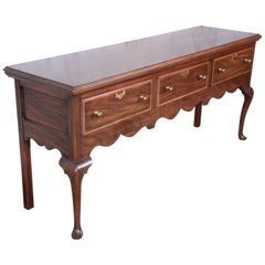 Henkel Harris Mahogany Queen Anne Sideboard Credenza