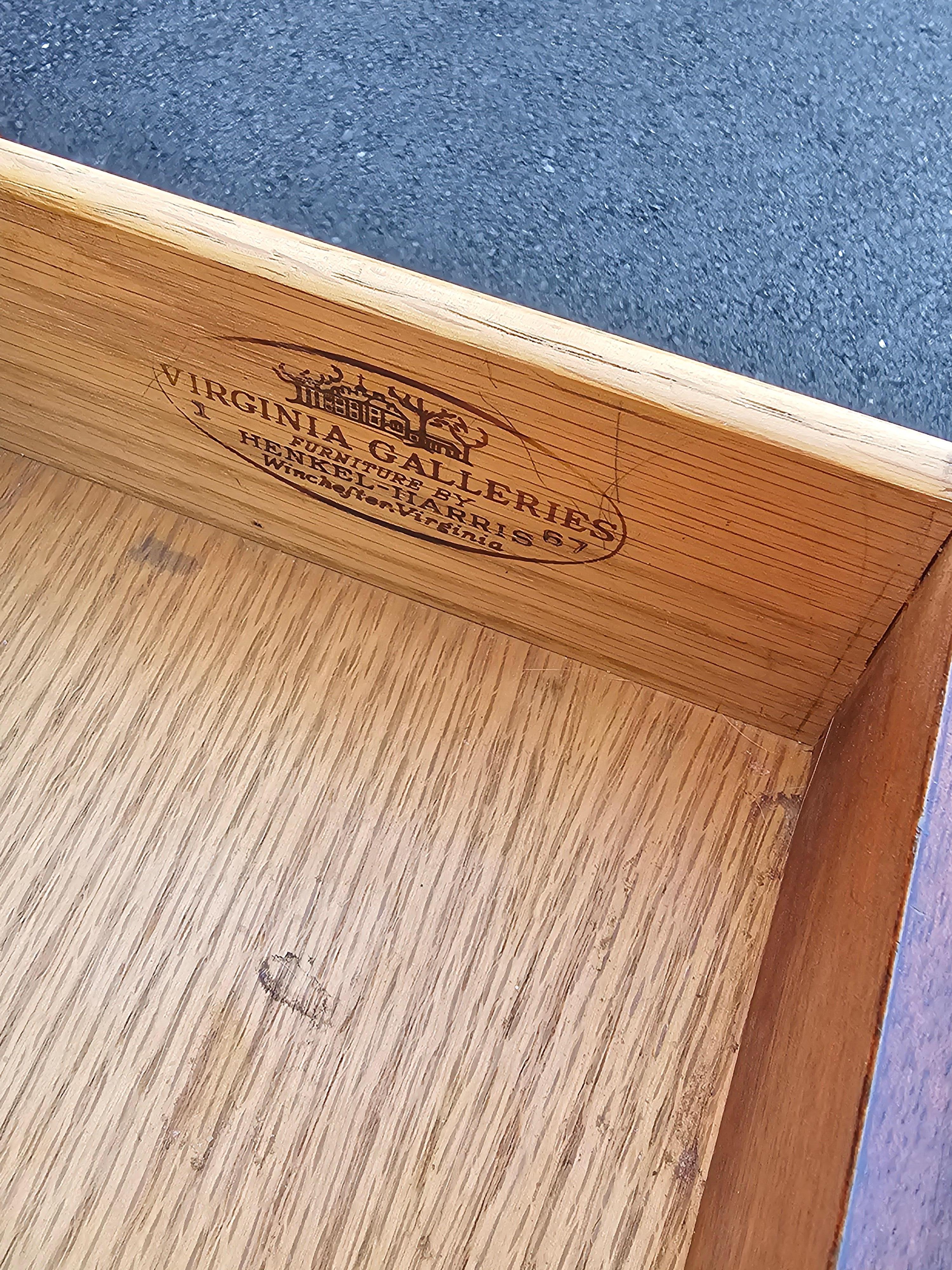 Henkel-Harris Mid-Century Solid Genuine Mahogany Bedside Table or Washstand For Sale 3
