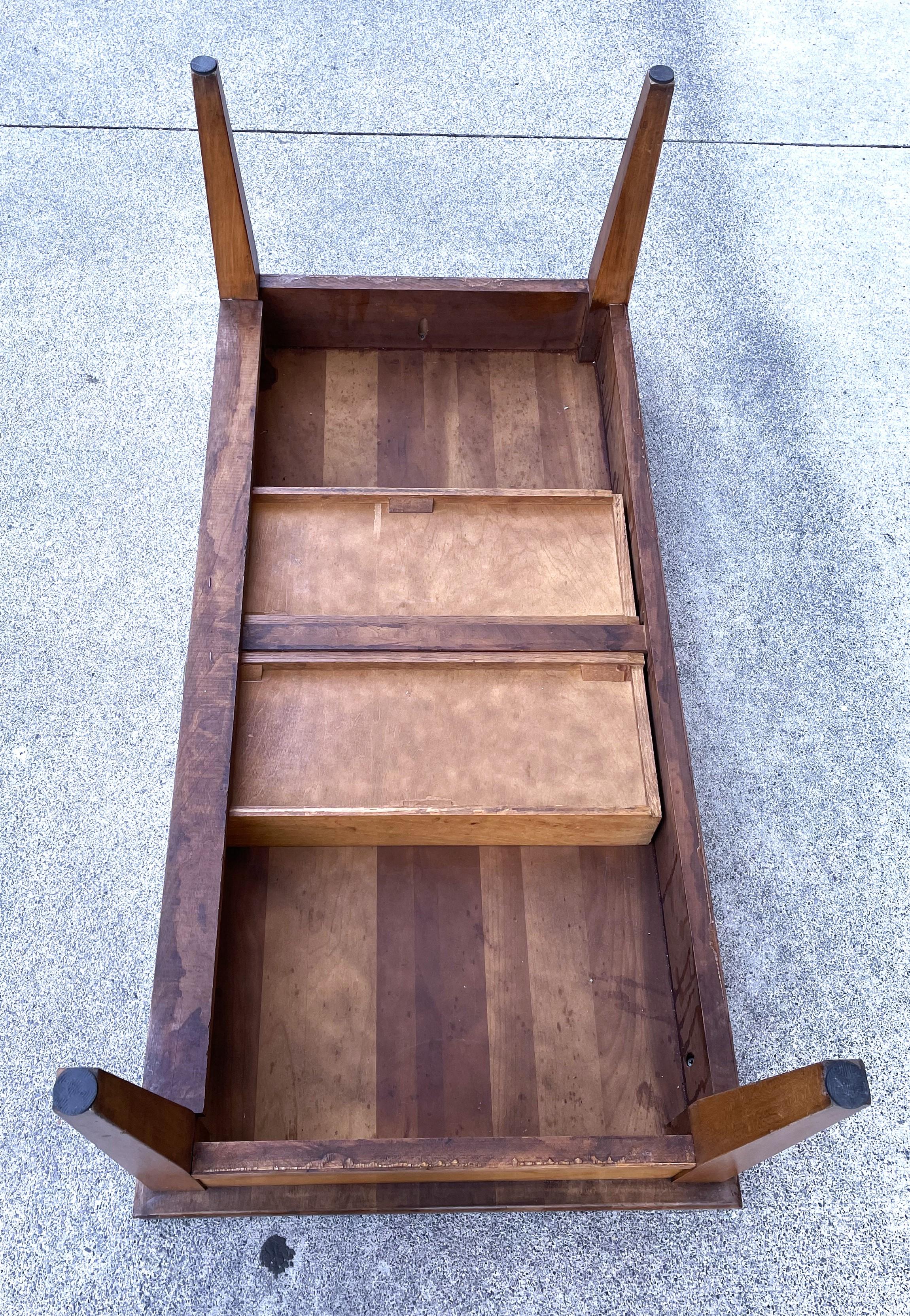 Henkel Harris Mid Century Solid Wild Cherry Shaker Style Coffee Table 6