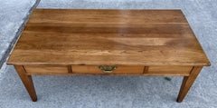 Henkel Harris Mid Century Solid Wild Cherry Shaker Style Coffee Table