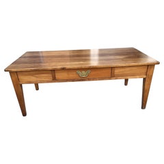 Henkel Harris Mid Century Solid Wild Cherry Shaker Style Coffee Table