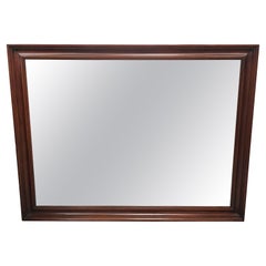 Henkel-Harris Neoclassical Mahogany Framed Wall Mirror