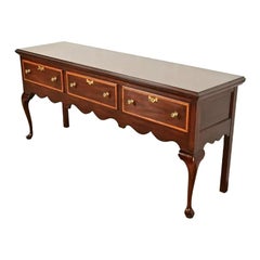 Henkel Harris Queen Anne Solid Mahogany Sideboard Credenza