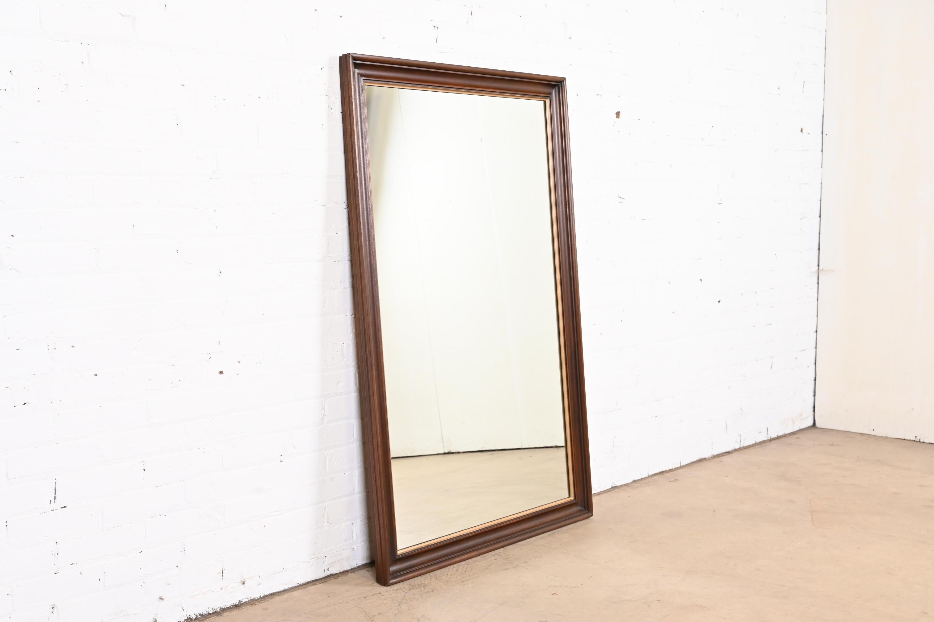 Henkel Harris Regency Carved Mahogany and Gold Gilt Framed Mirror 2