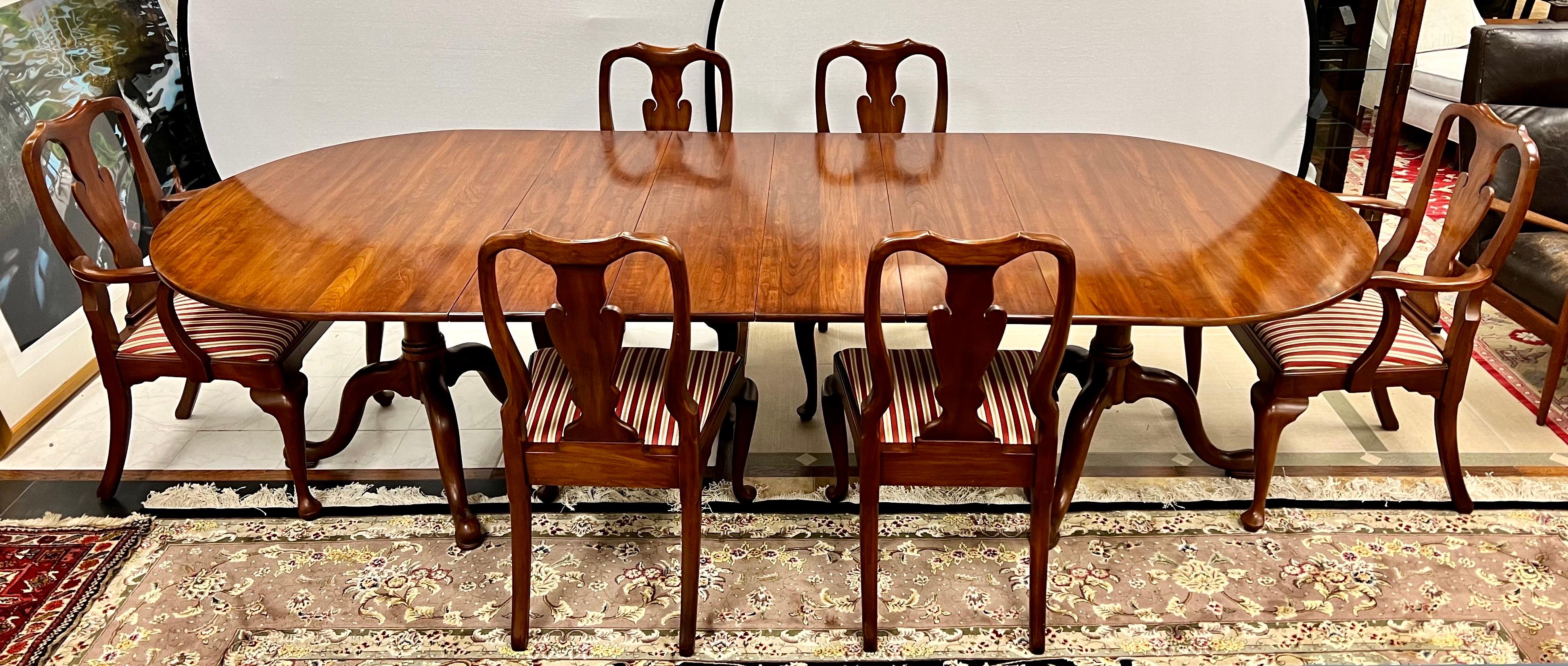 Upholstery Henkel Harris Set of Six Dining Room Chairs