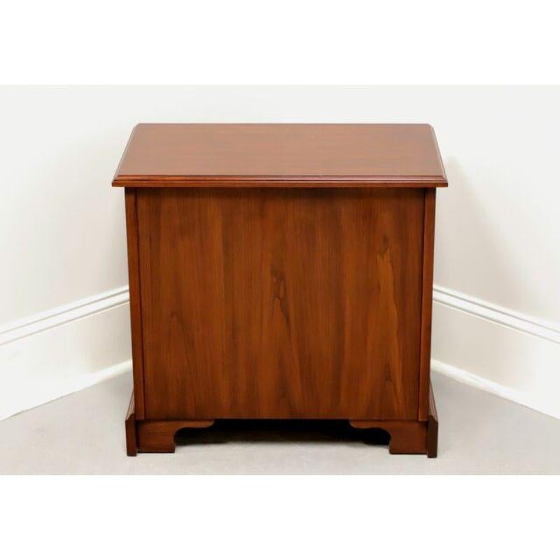 HENKEL HARRIS 5417 24 Solid Wild Black Cherry Chippendale Chairside Chest - A In Good Condition In Charlotte, NC