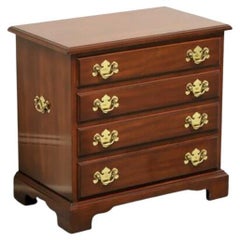 HENKEL HARRIS 5417 24 Solid Wild Black Cherry Chippendale Chairside Chest - B