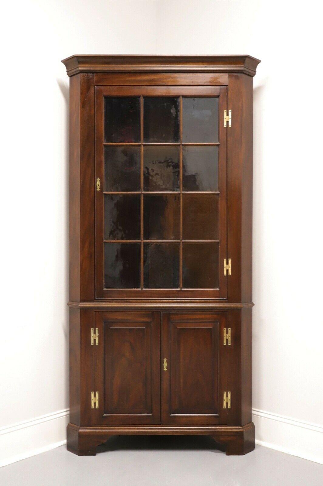 HENKEL HARRIS Style 1114 HL Solid Mahogany Corner Cupboard / Cabinet 4