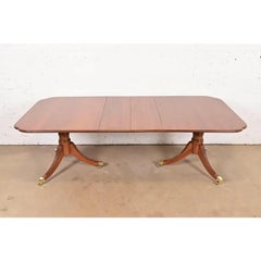 Henkel Harris Style Georgian Solid Cherry Wood Dining Table, Newly Refinished