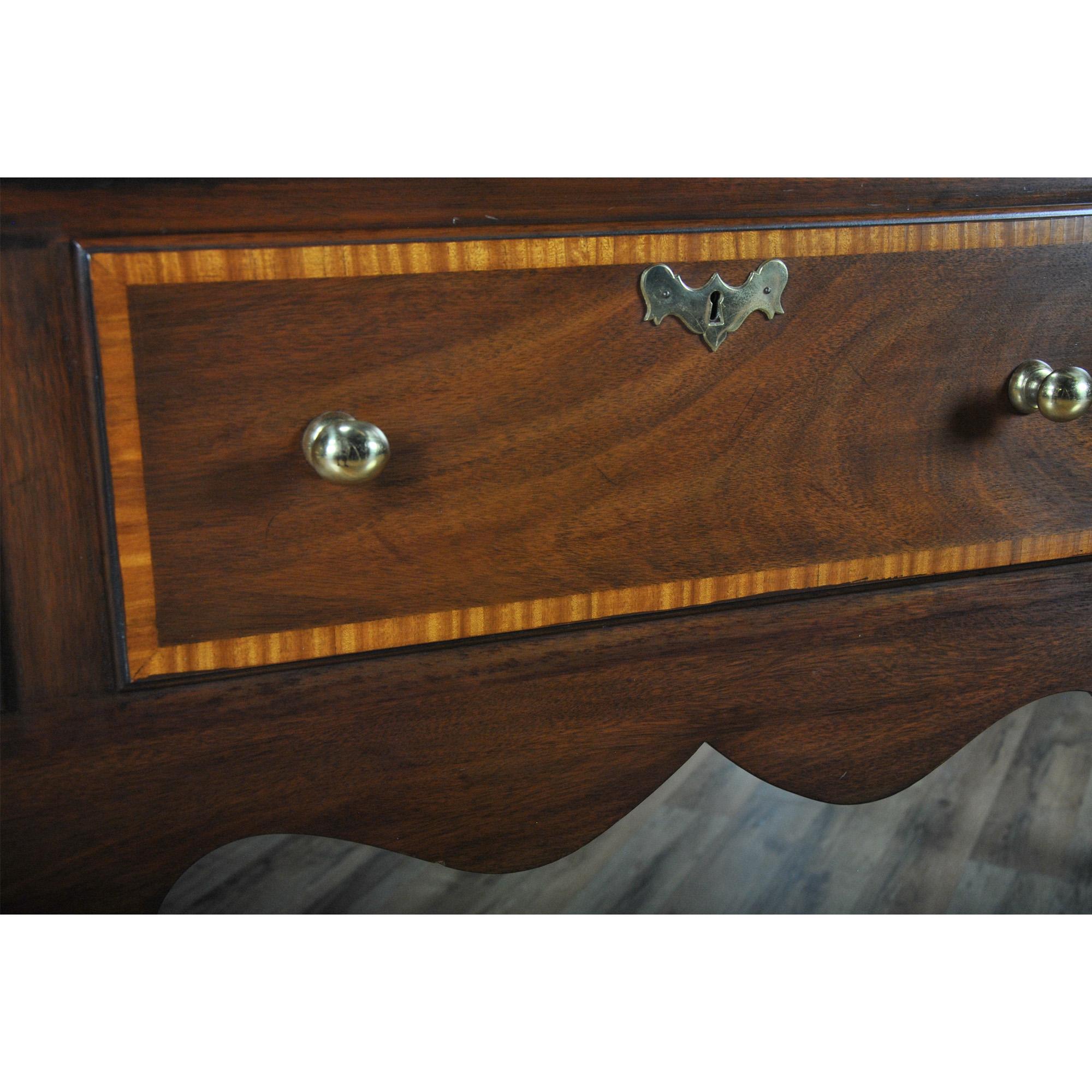 Henkel Harris Vintage Banded Sideboard For Sale 1