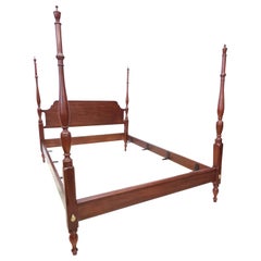 Henkel Harris Wild Black Cherry Semi Poster Queen Size Bed