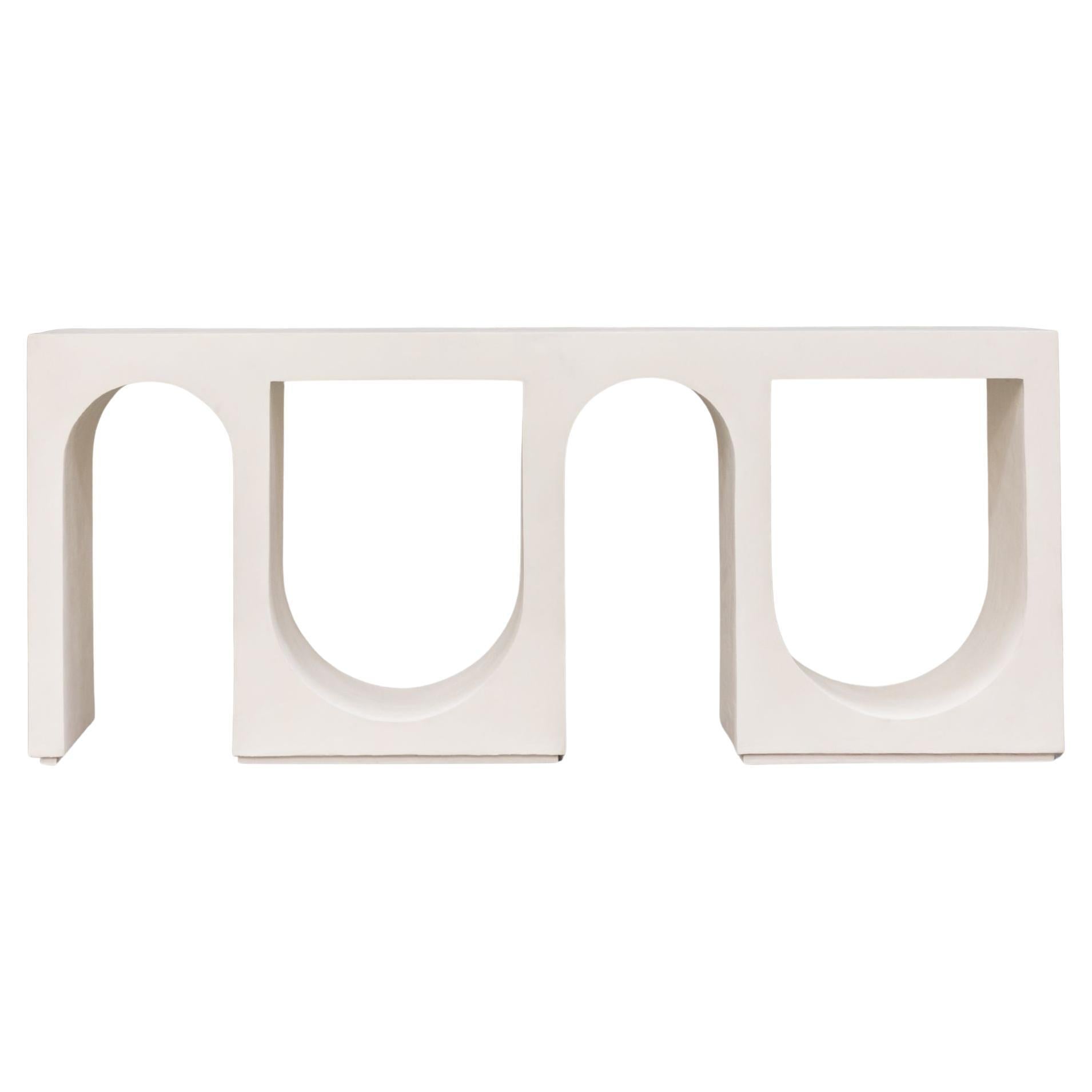 Henley Console Table, Painted Finish, Modern Design, Customizable finish For Sale