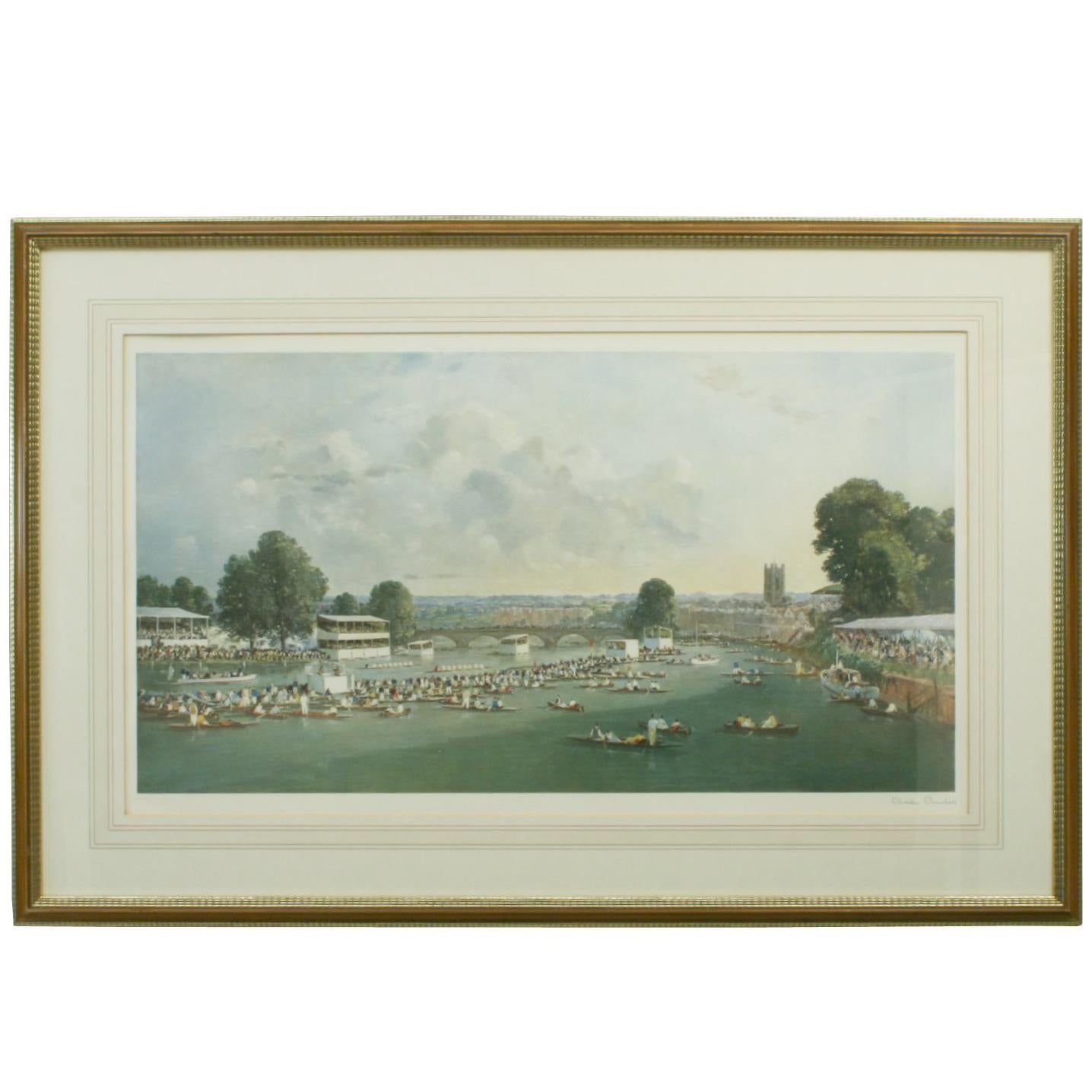 Henley Royal Regatta by Charles Cundall