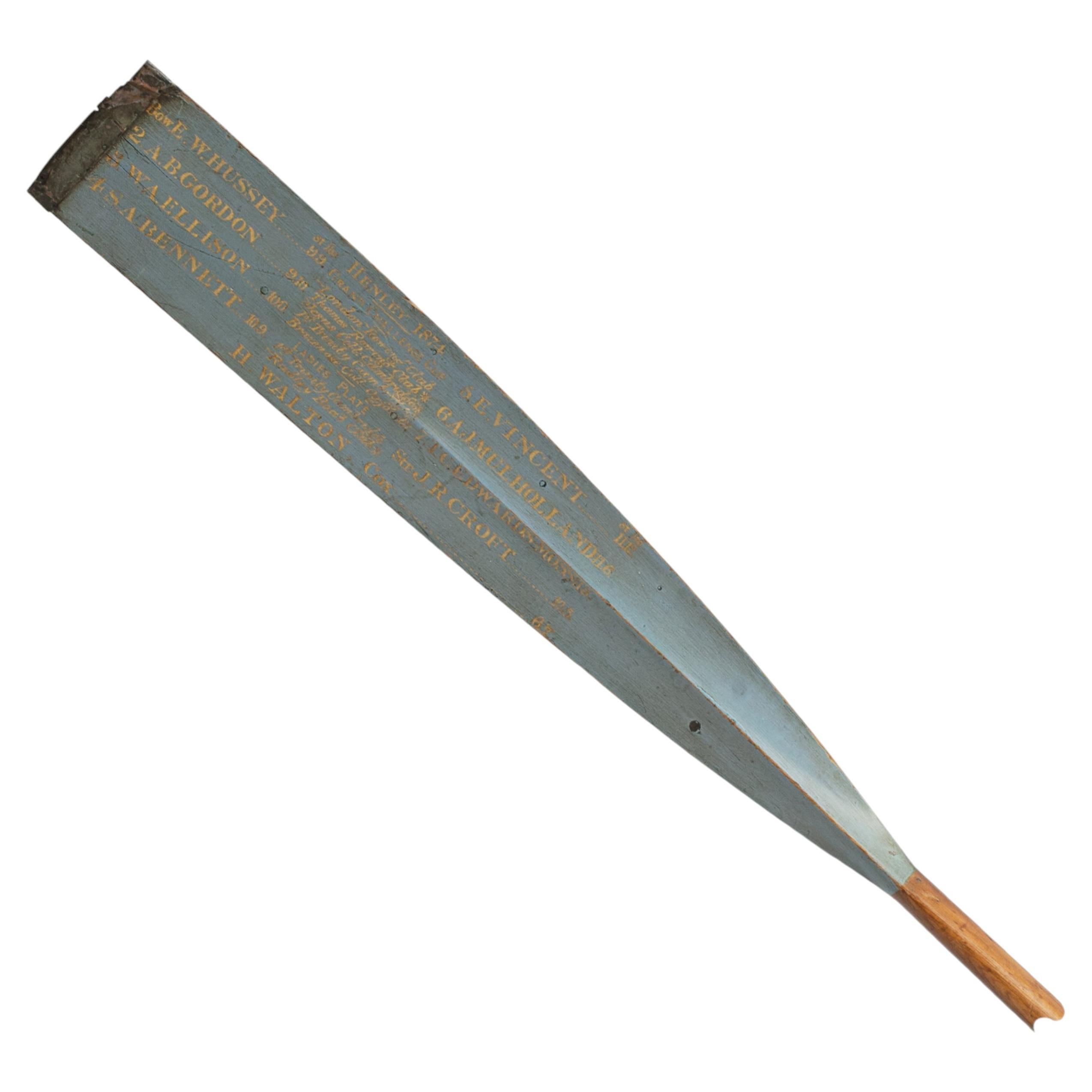 What are rowing oars called?