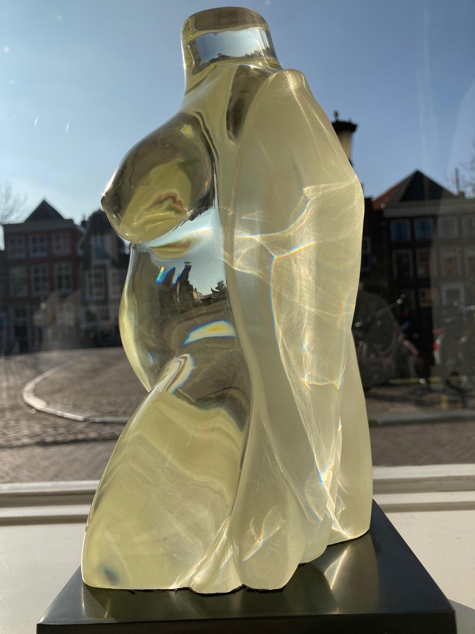Tors Torso Optic Space Travel Glass Sculpture Female Nude Body In Stock 1