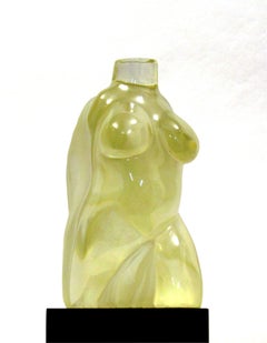 Tors Torso Optic Space Travel Glass Sculpture Female Nude Body In Stock