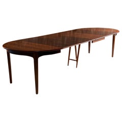 Used Henning Kjaenulf Rosewood Dining Table Model 62 by Soro Stolefabrik Denmark 1962