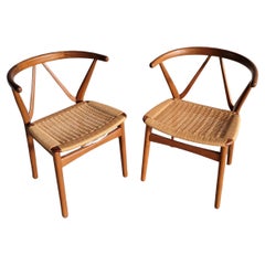 Henning Kjaernuff for Bruno Hansen Teak Armchairs