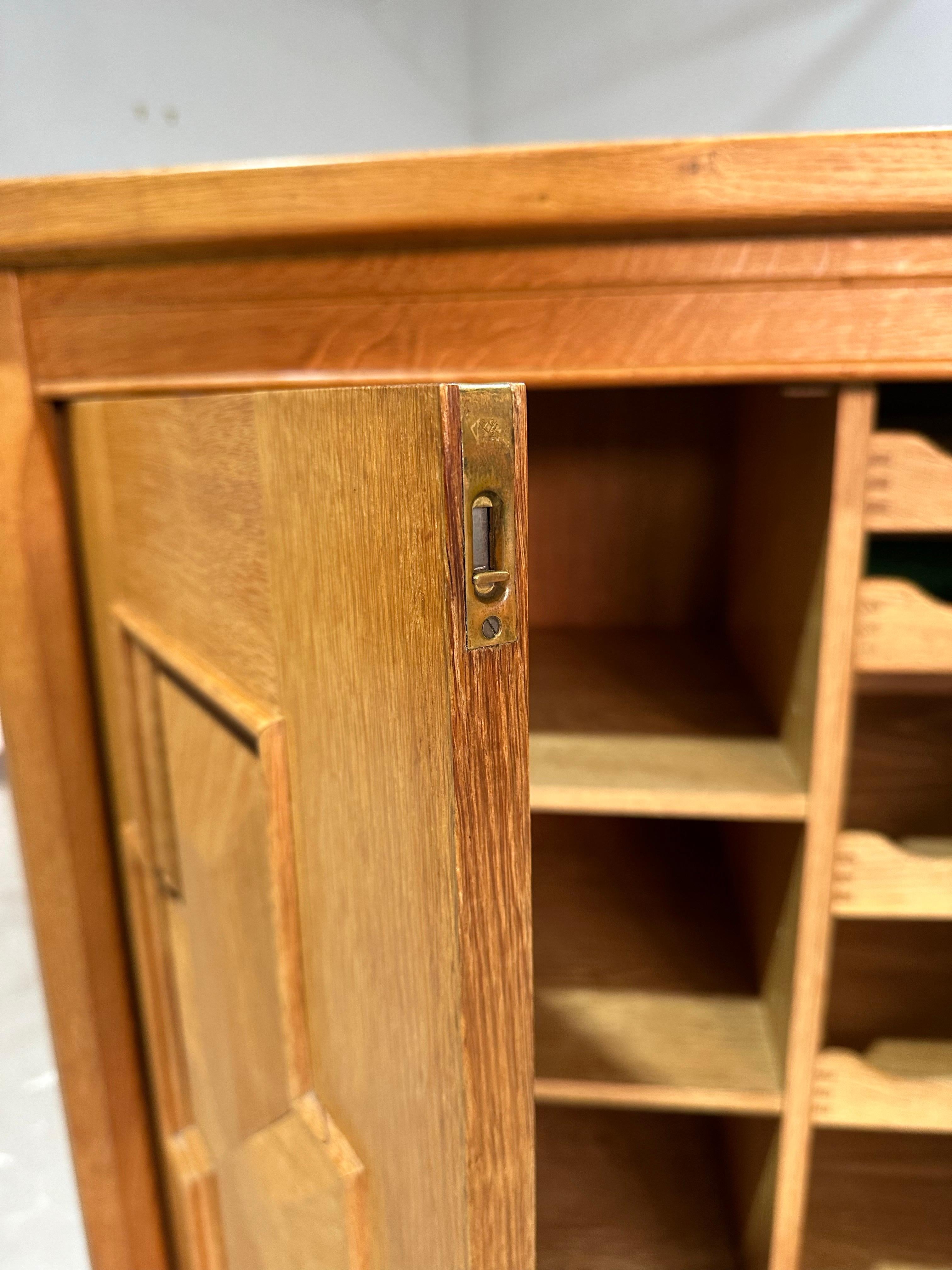 Henning Kjaernulf 1970’s Danish Oak Carved Brutalist Sideboard 3