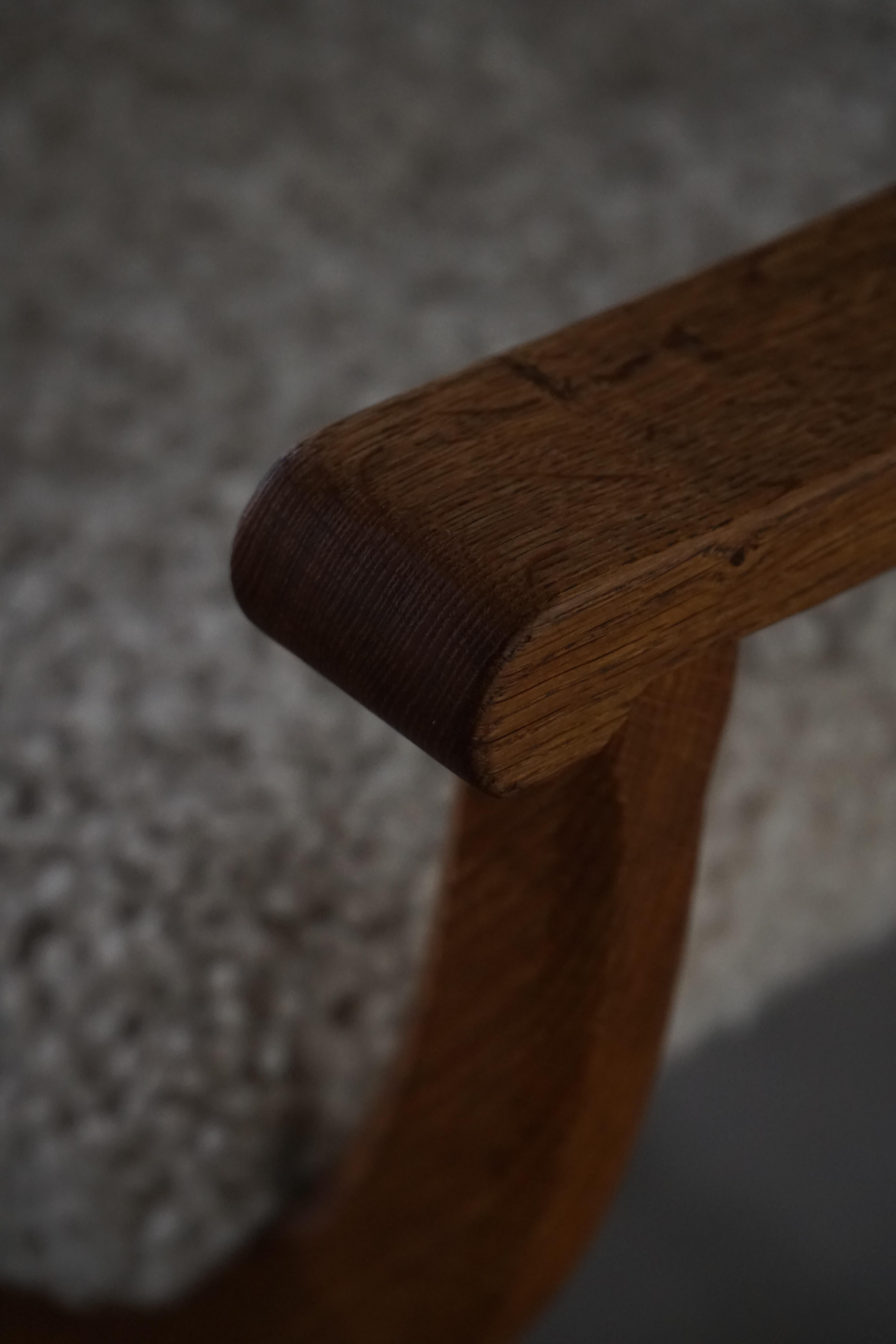 Henning Kjærnulf, Poltrona in Oak e lana d'agnello, modello 