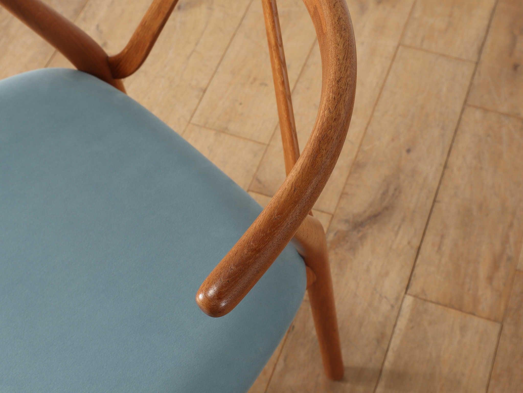 Fabric Henning Kjærnulf Chair Model.255 For Sale