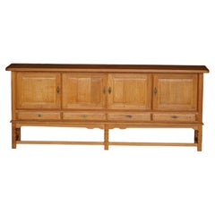 Henning Kjærnulf, Danish Mid Century, Brutalist Sideboard in Oak, 1960s
