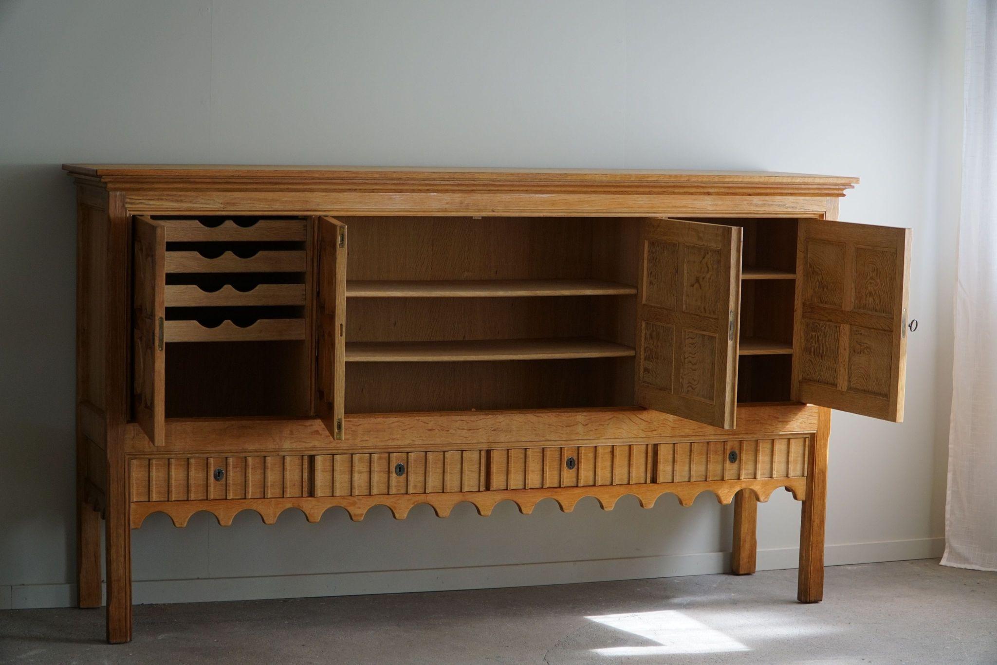 Henning Kjærnulf, Danish Mid Century Modern, Sideboard in Oak, Nyrup Møbelfabrik 5