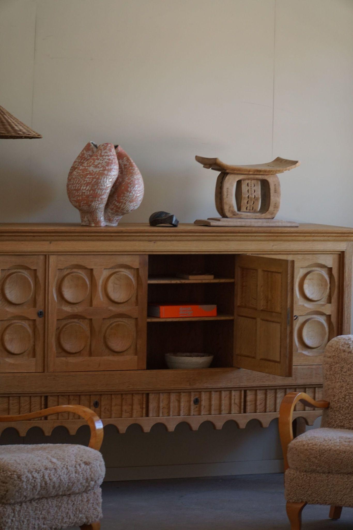 Henning Kjærnulf, Danish Mid Century Modern, Sideboard in Oak, Nyrup Møbelfabrik 5