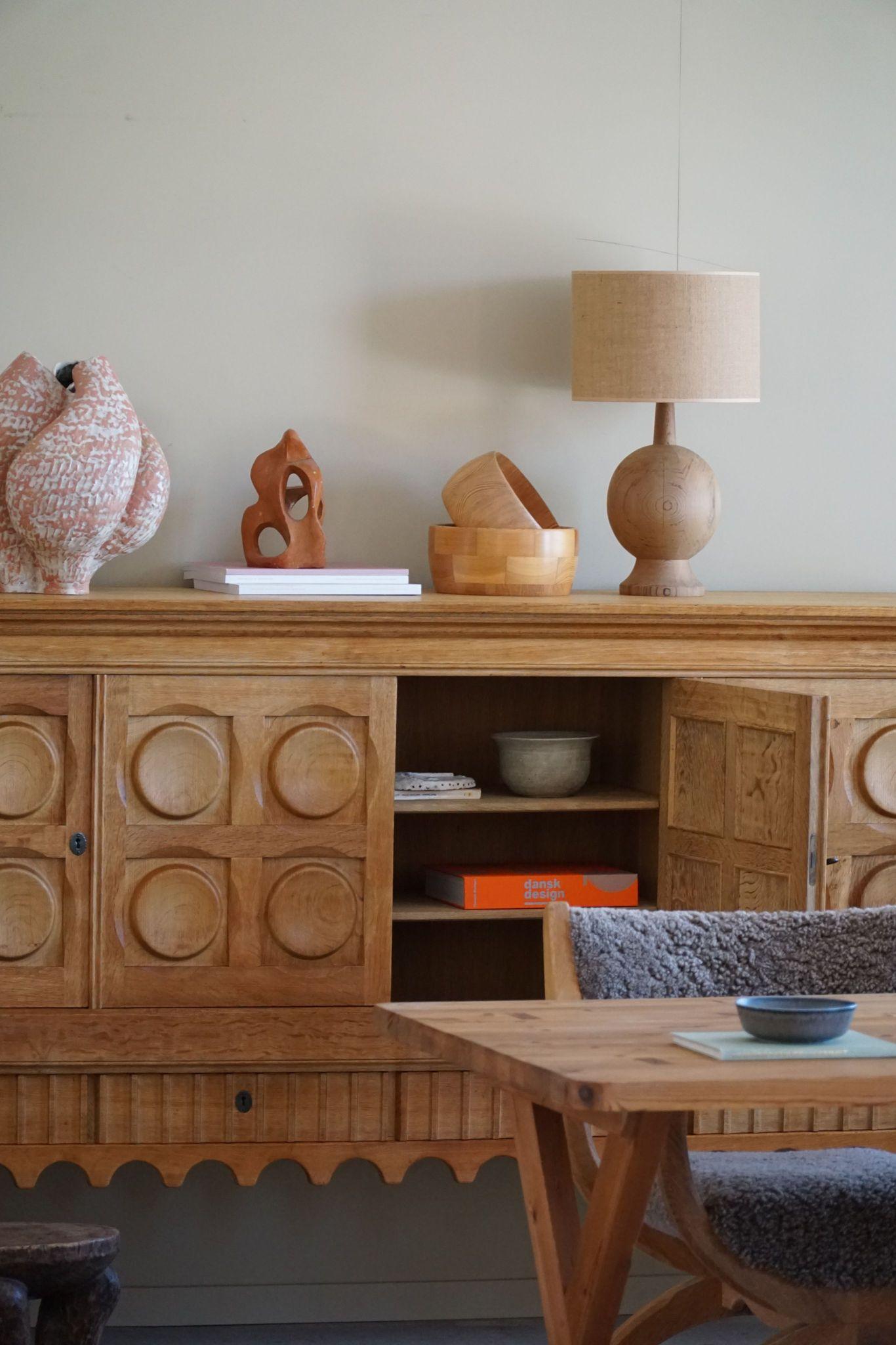 Henning Kjærnulf, Danish Mid Century Modern, Sideboard in Oak, Nyrup Møbelfabrik 6