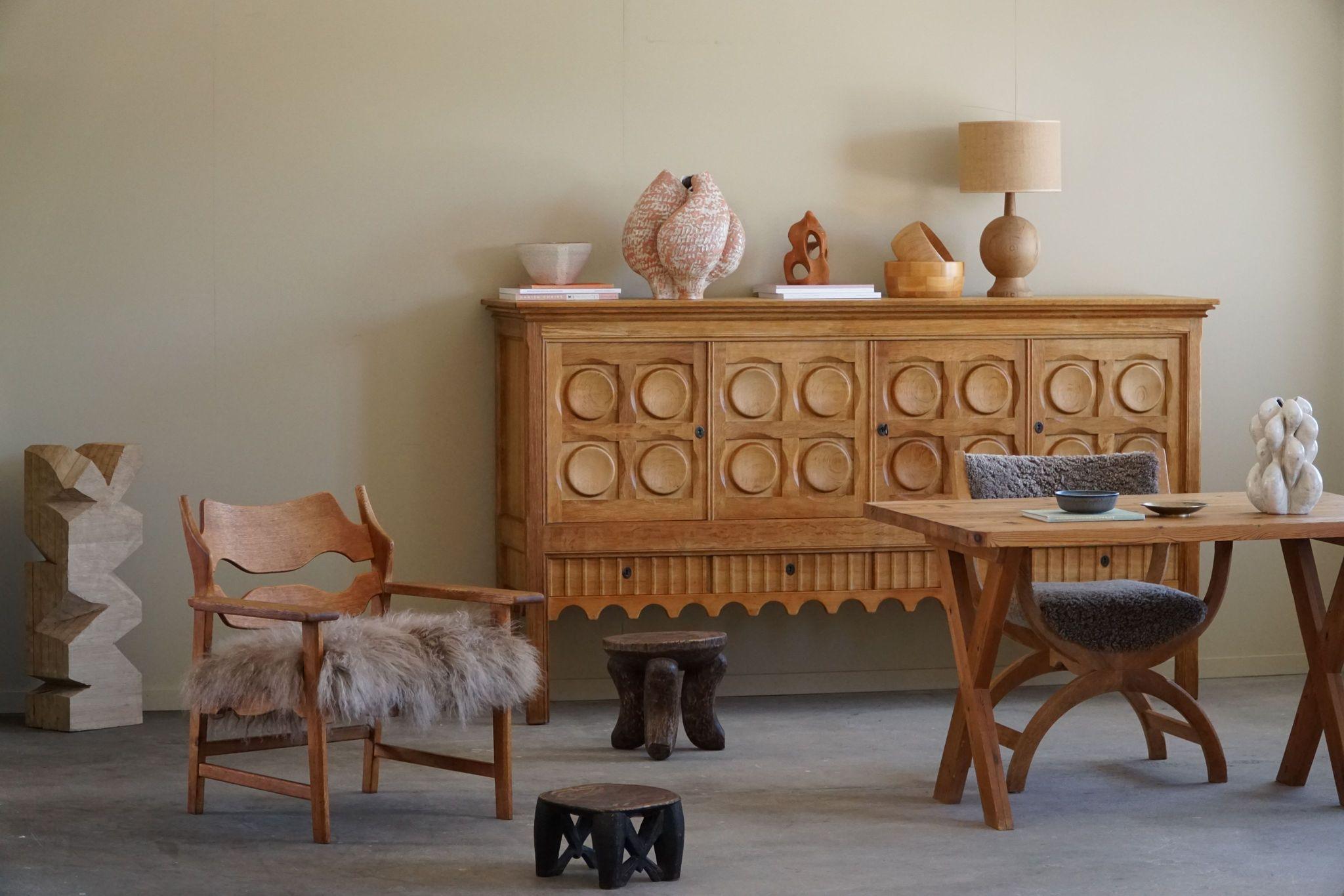 Henning Kjærnulf, Danish Mid Century Modern, Sideboard in Oak, Nyrup Møbelfabrik 7