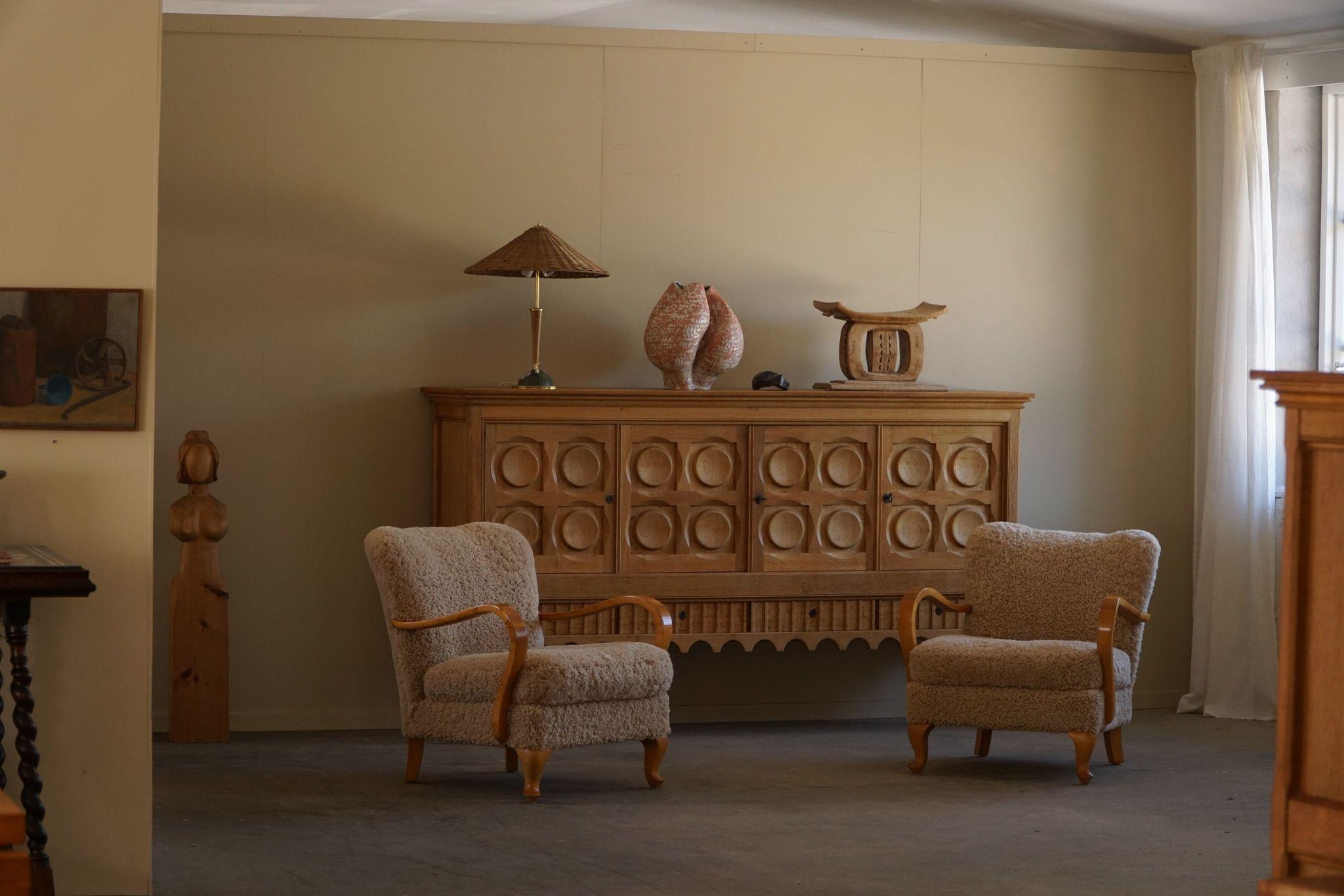Henning Kjærnulf, Danish Mid Century Modern, Sideboard in Oak, Nyrup Møbelfabrik 7