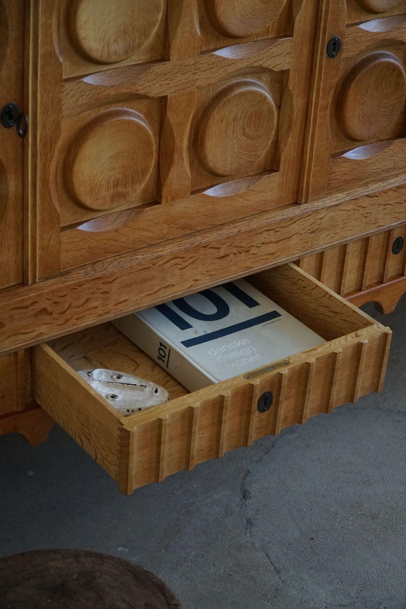 Henning Kjærnulf, Danish Mid Century Modern, Sideboard in Oak, Nyrup Møbelfabrik 8