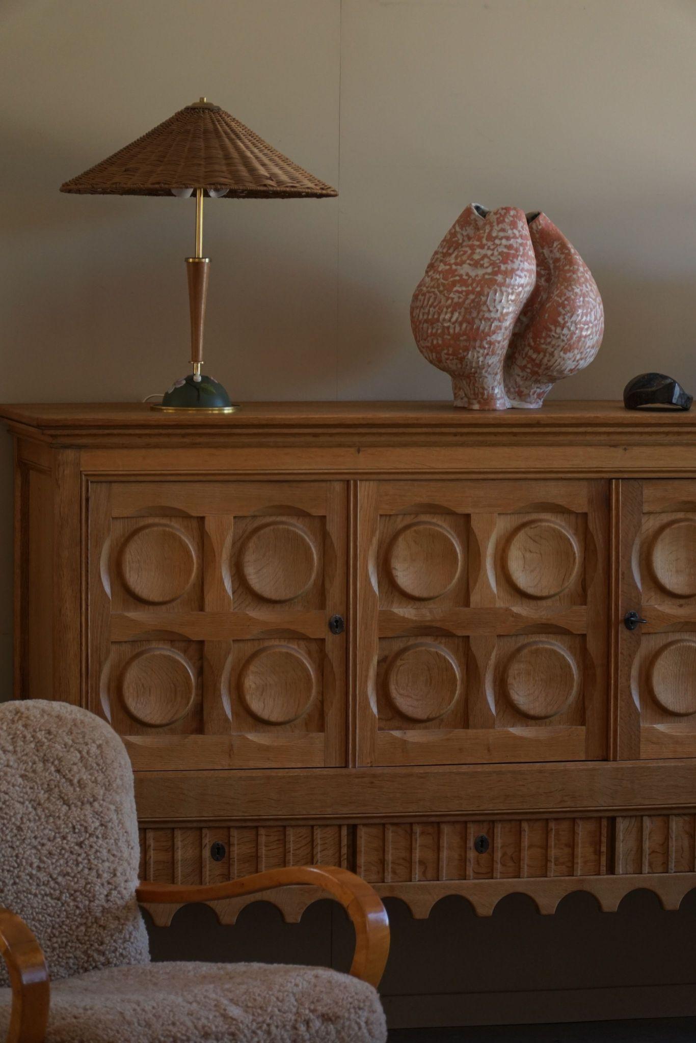 Henning Kjærnulf, Danish Mid Century Modern, Sideboard in Oak, Nyrup Møbelfabrik 8