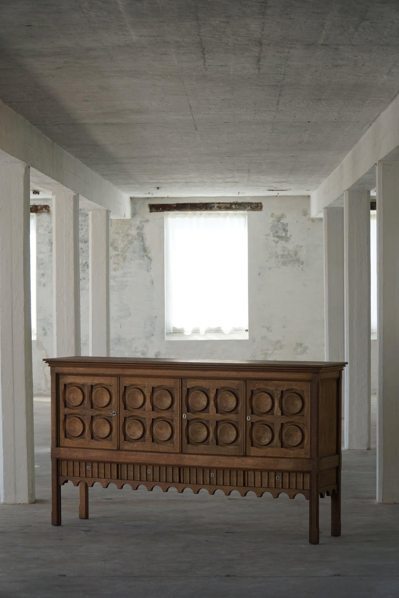 Henning Kjærnulf, Danish Mid Century Modern, Sideboard in Oak, Nyrup Møbelfabrik 11