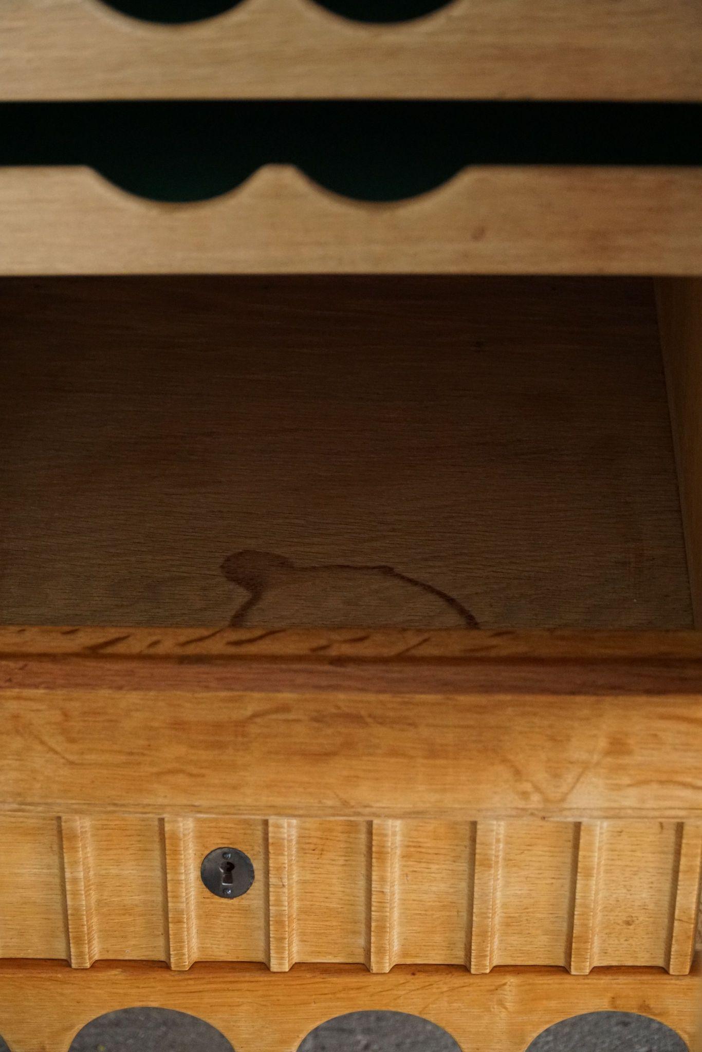 Henning Kjærnulf, Danish Mid Century Modern, Sideboard in Oak, Nyrup Møbelfabrik 12