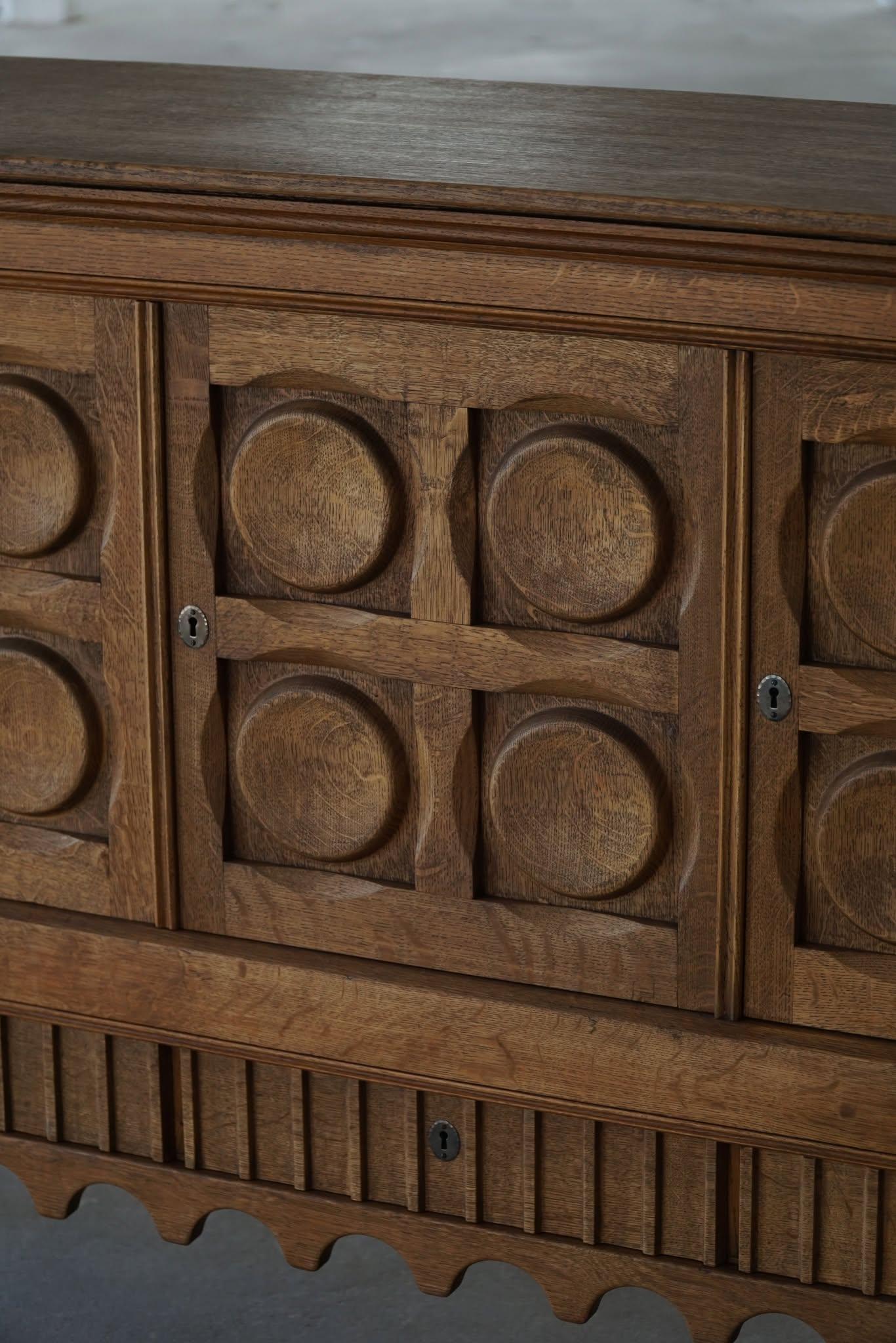 Henning Kjærnulf, Danish Mid Century Modern, Sideboard in Oak, Nyrup Møbelfabrik 13