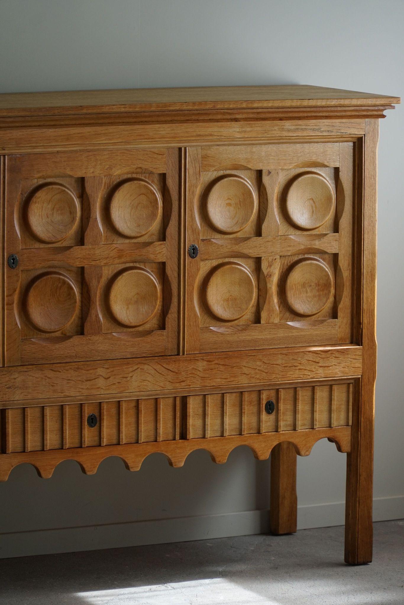 Henning Kjærnulf, Danish Mid Century Modern, Sideboard in Oak, Nyrup Møbelfabrik 15